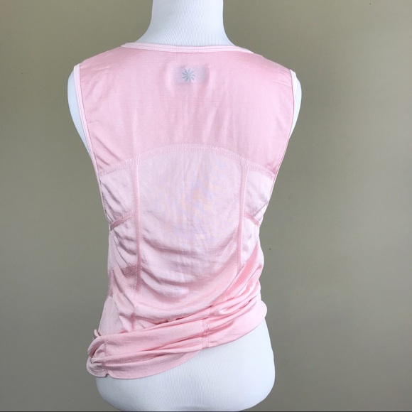 Athleta Crush Metallic Tank Pink Lemonade sz small - Picture 5 of 8